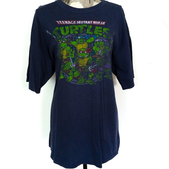 Nickelodeon Other - Nickelodeon TMNT Ninja Turtles Men Sz XL Dark Blue